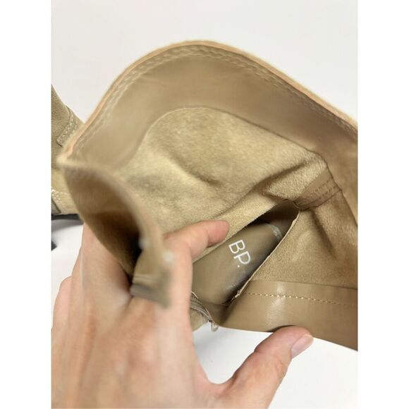 BP. Surina Western Boot in Tan Smoke Size 5.5 Leather Block Heel Pointed Toe - Picture 10 of 11